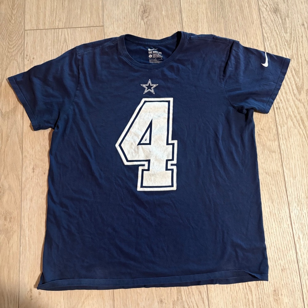 Nike Dallas Cowboys Dak Prescott #4 Player Shirt Size Large